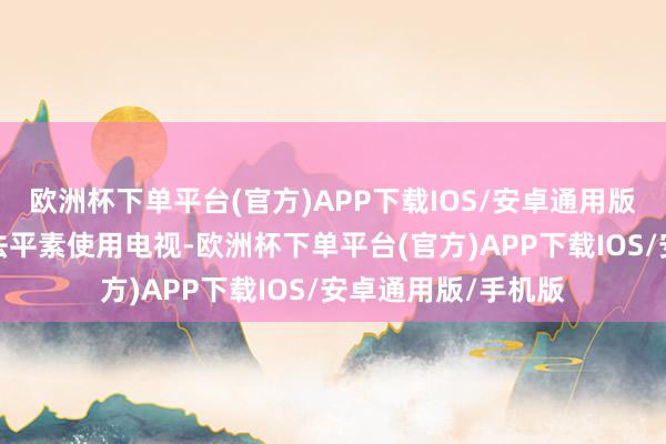 欧洲杯下单平台(官方)APP下载IOS/安卓通用版/手机版不然就无法平素使用电视-欧洲杯下单平台(官方)APP下载IOS/安卓通用版/手机版