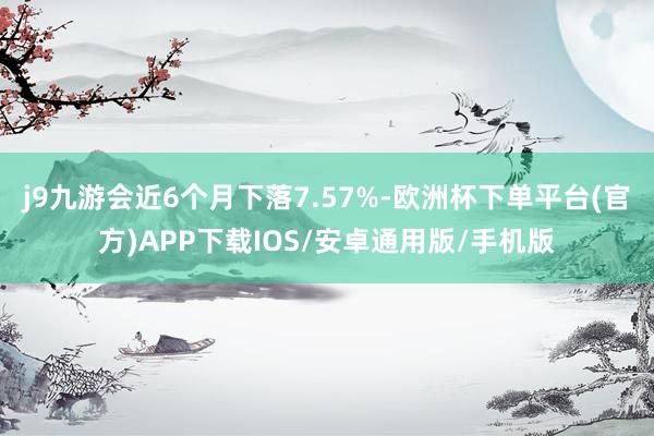 j9九游会近6个月下落7.57%-欧洲杯下单平台(官方)APP下载IOS/安卓通用版/手机版