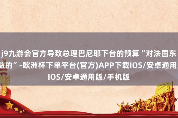 j9九游会官方导致总理巴尼耶下台的预算“对法国东谈主是无益的”-欧洲杯下单平台(官方)APP下载IOS/安卓通用版/手机版