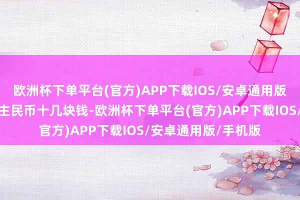 欧洲杯下单平台(官方)APP下载IOS/安卓通用版/手机版折合成东谈主民币十几块钱-欧洲杯下单平台(官方)APP下载IOS/安卓通用版/手机版